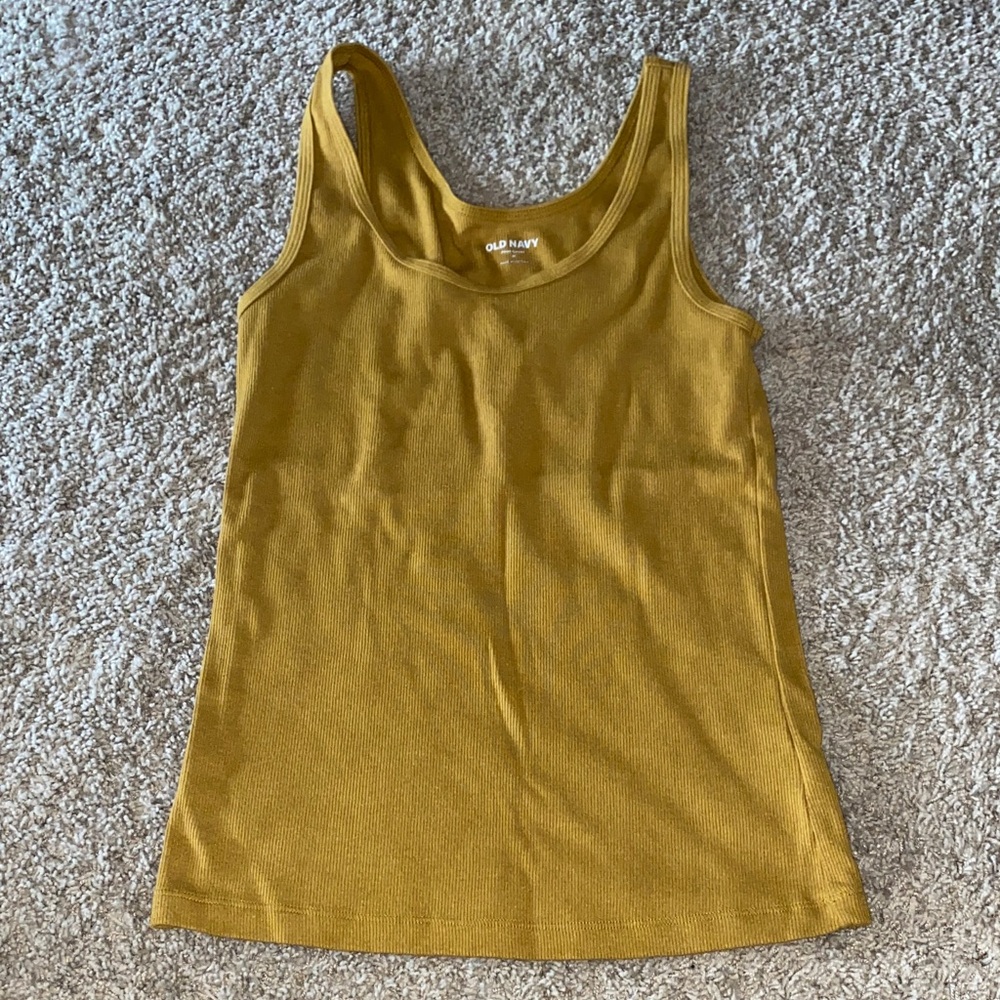 Old Navy Golden Yellow Women's Tank Top